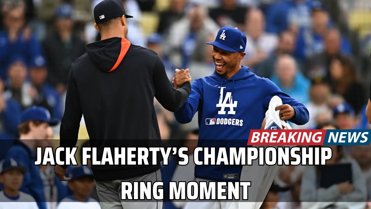 Jack Flaherty’s Dream Come True: Dodgers Championship Ring Moment । USA ...