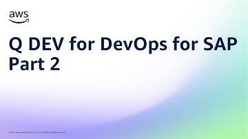 Q DEV for DevOps for SAP - Part 2 | Amazon Web Services