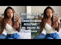 Sisterlocks Deep Conditioning Routine | My Secret To Soft Locs!