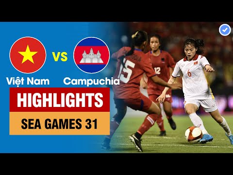 Highlights Việt Nam vs Campuchia | Đủ các siêu phẩm được ghi - Dàn sao Nữ VN hủy diệt đối thủ 7 bàn