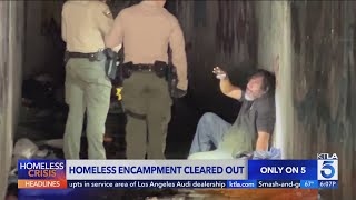 Canoga Park Homeless Encampment Cleared Out