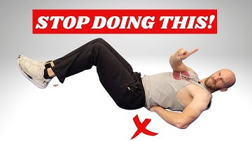 STOP Doing Reverse Crunches Like This - 3 Common Mistakes To AVOID