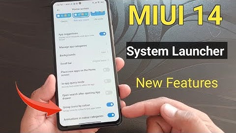 MIUI 14 system launcher stable update add new features | redmi/Xiaomi