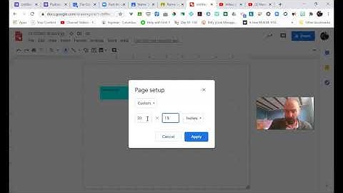 Changing the Dimensions of Your Google Drawing