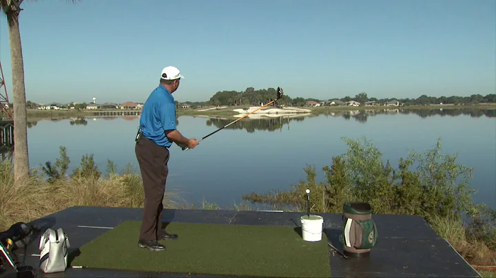 The Villages Golf Shot Over Lake (This video was s...