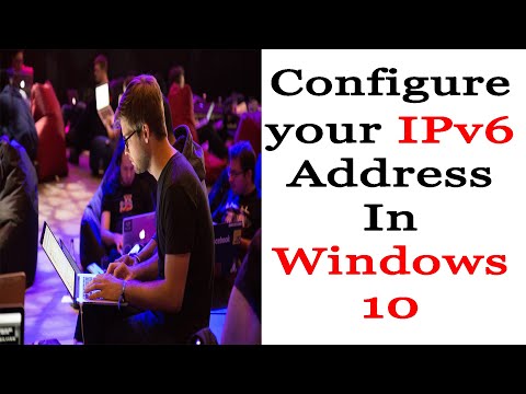 how to configure ipv6 address on windows 10