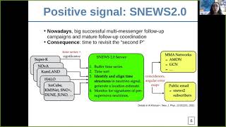 SNEWS2.0 : A SuperNova Early Warning System for the Multi-Messenger Era | Marta Colomer | TAUP2021