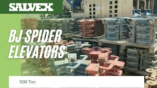 Current Sale - BJ Spider Elevators 500 Ton - With Different Size Slips