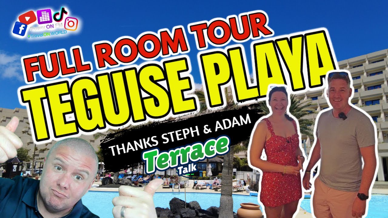 Grand Teguise Playa Hotel Lanzarote MASSIVE! Costa Teguise hotel. Steph & Adam for showing me.