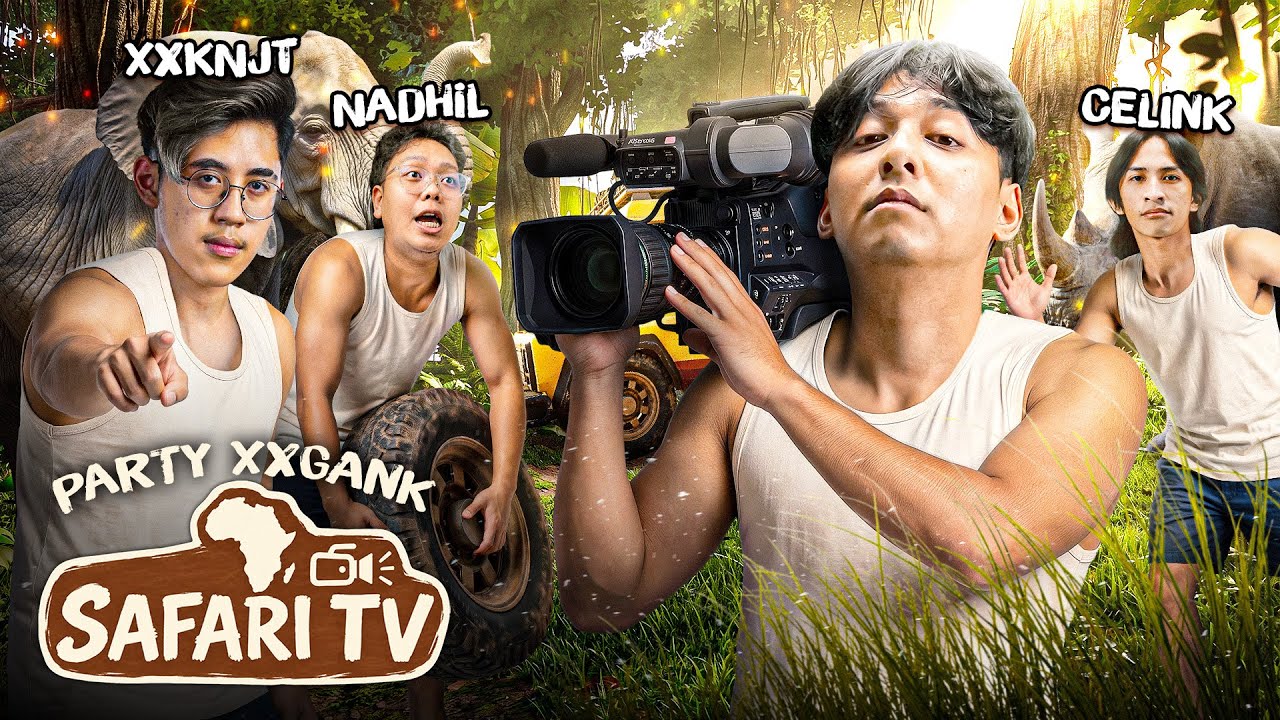 WOW XXGANK JADI REPORTER DI AFRIKA! - SAFARI TV