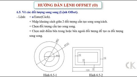 Autocad Tutorial full- Hướng dẫn lệnh Offset (o)