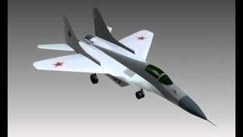 3D Model MiG 29A Fulcrum Soviet Interceptor Aircraft Review