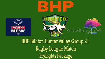BHP Billiton Group 21 Aberdeen v Greta Branxton First Grade Round 7 TryLights Package