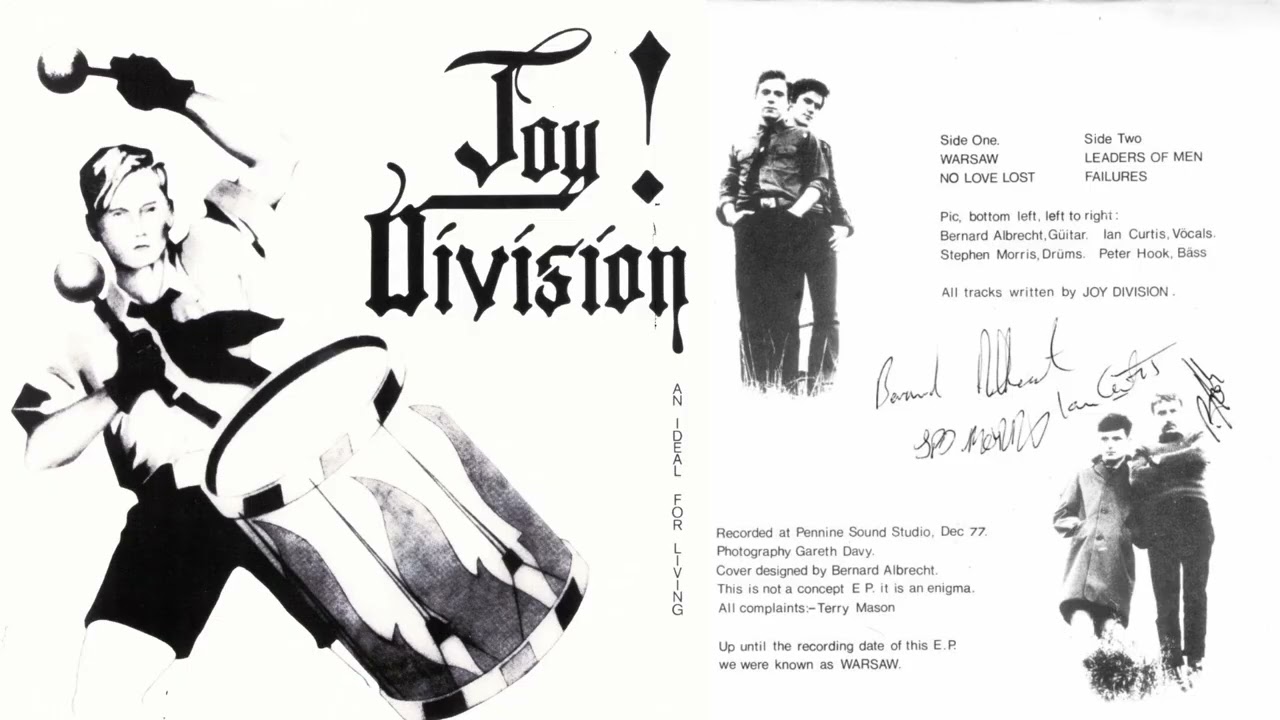 激レア Joy Division 本 AN IDEAL FOR LIVING JOY DIVISION - 'An Ideal for Living' Session - Original Master