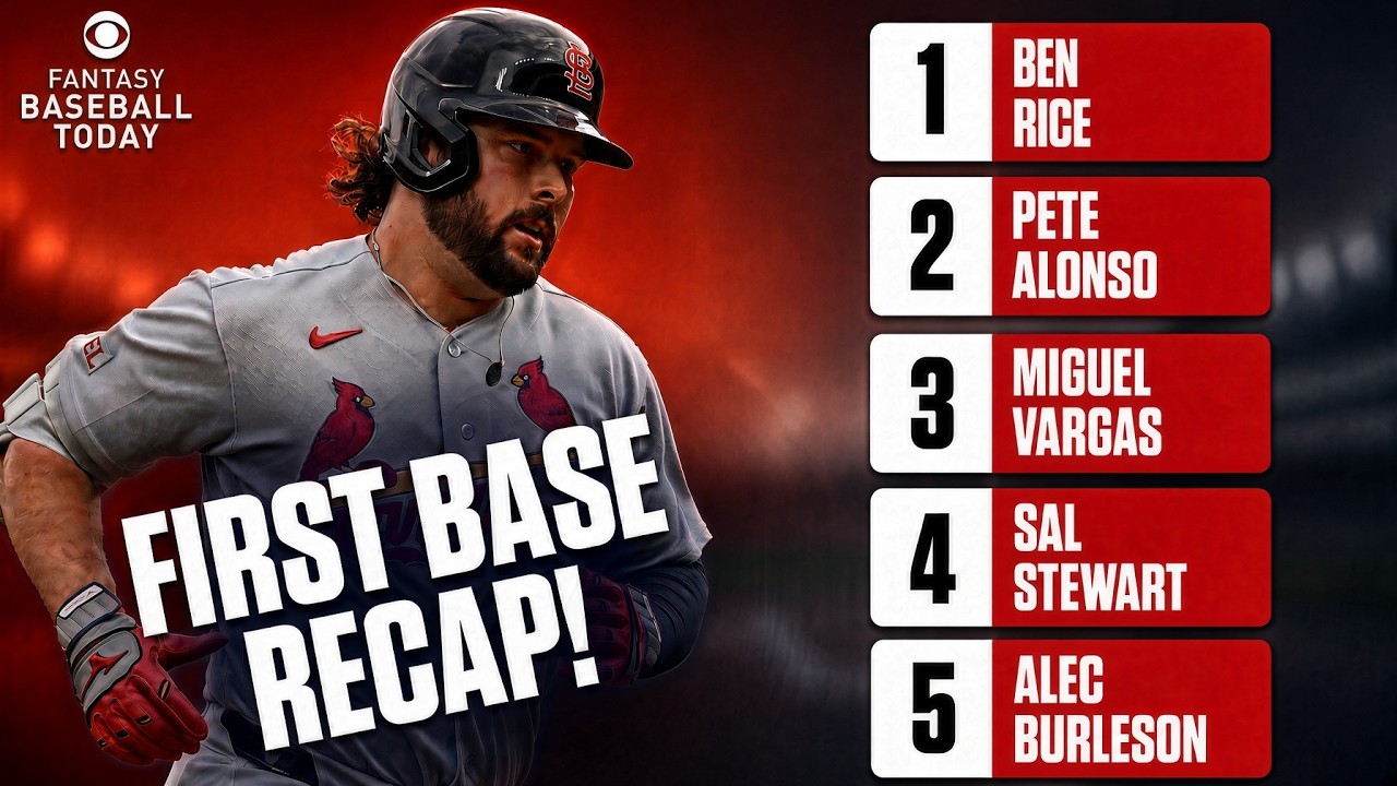 2026 First Base Position Recap! Biggest Bust, Breakout & More! | Fantasy Baseball Advice