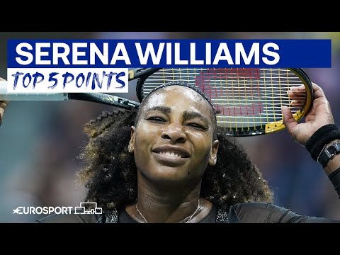 US Open 2022 - Serena Williams top 5 points : Défense de fer, coup droit de feu et volée haute