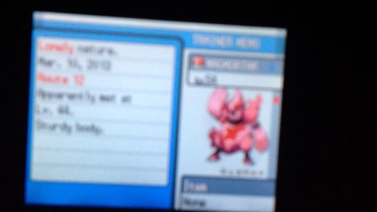 Pokemon Soulsilver, my shiny legal team