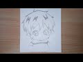 How to draw an anime step by step || Easy drawing for beginners || #drawing #anime #animeart #art