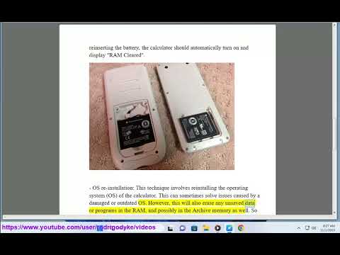 TI-84 Plus CE Recovery Techniques