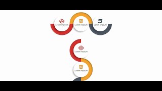 UL CIRCLES WITH ICONS RESPONSIVE DESIGN USING HTML CSS BY @indiamoon