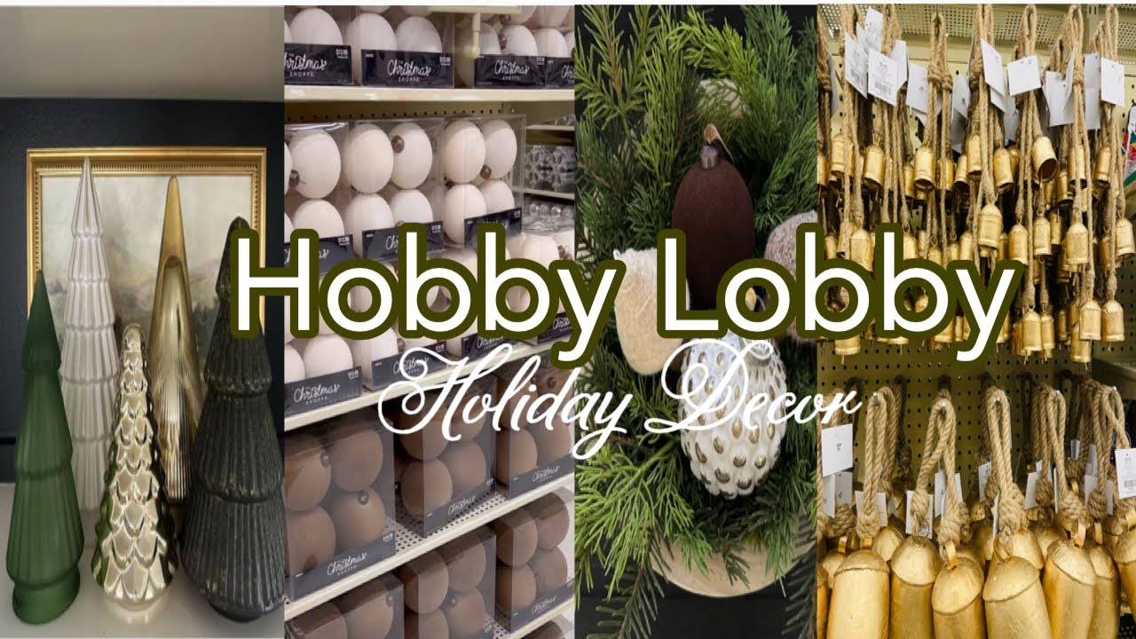Brand New🌲Holiday Decor 2024|| Hobby Lobby Christmas #christmas2024 ...