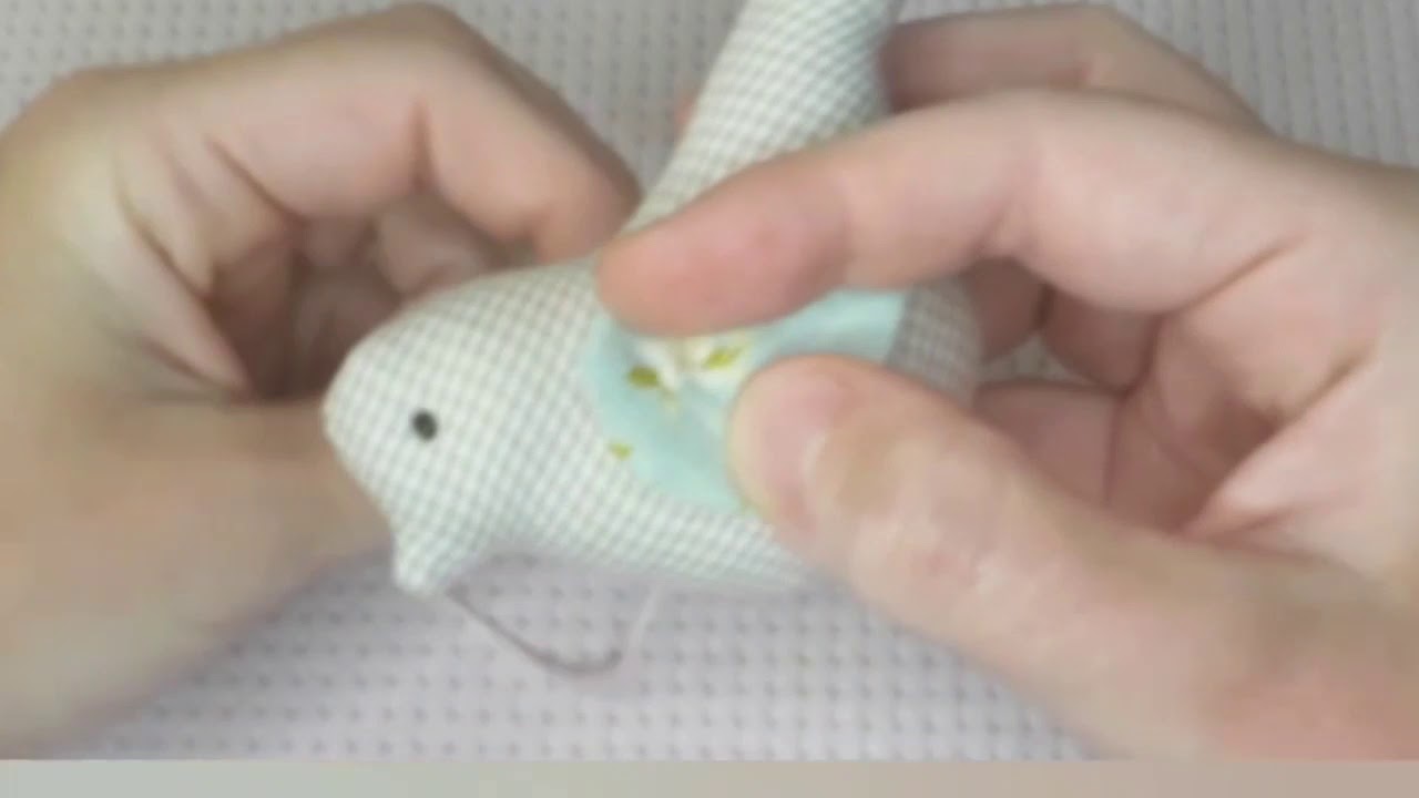 Faça e venda/ Lindo Passarinho de tecido / Trabalhando em casa