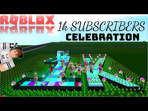 1k Subscriber Celebration Roblox Bloxburg Youtube