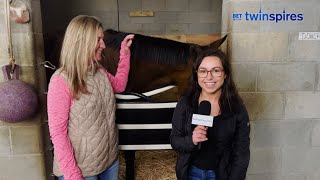 Trainer Michelle Lovell provides an update on Doncho with Abbey Huffman