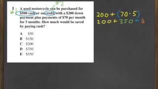 HiSET Math #1 - FPT1