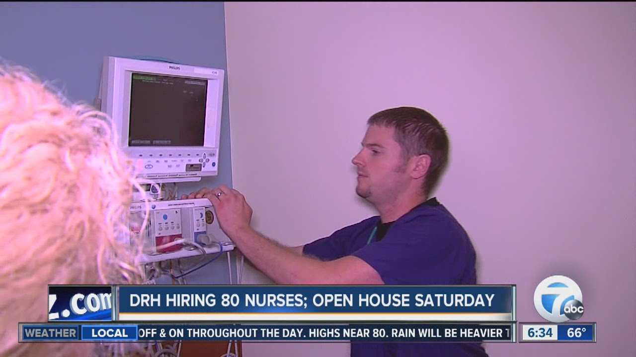 Detroit Receiving Hospital hiring 80 nurses YouTube