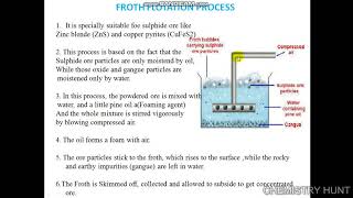 FROTH FLOATATION PROCESS