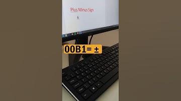 🔥 How to Type the ± (Plus-Minus) Sign on Windows & MS Word! #Shorts