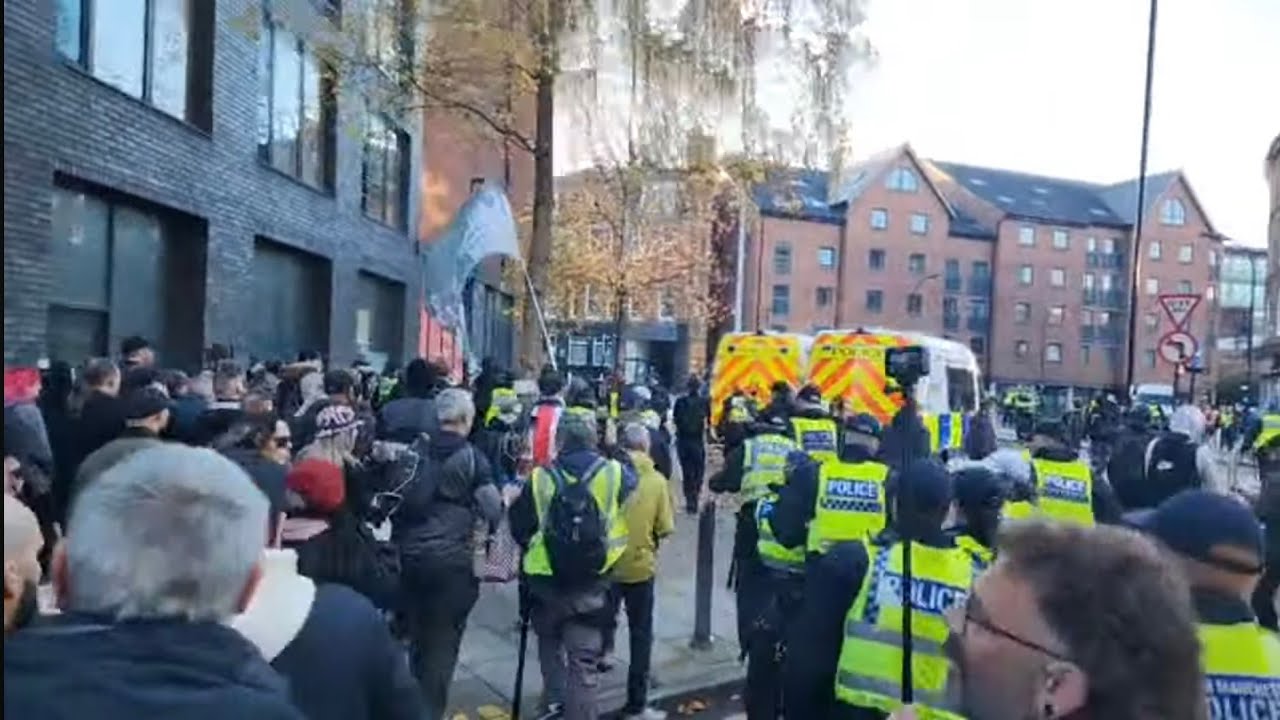 Live in Sheffield for the UKIP march