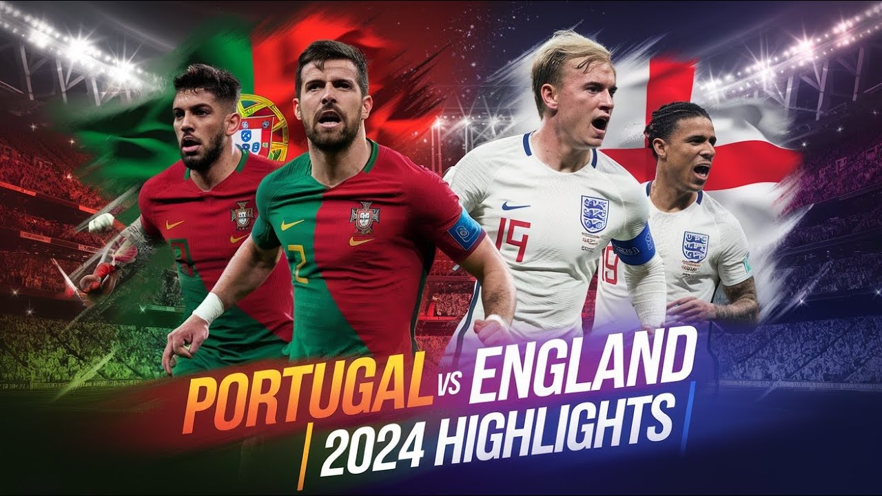 Portugal vs England A Battle of Football Giants! YouTube