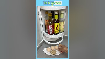 Kệ Góc Xoay Nhà Bếp Tiện Lợi #giadungtienich #xuhuong