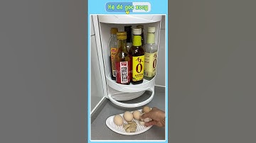 Kệ Góc Xoay Nhà Bếp Tiện Lợi #giadungtienich #xuhuong