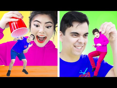 GIRL VS BOY SUMMER CHALLENGE | 8 FUNNY GAMES FOR SUMMER BY CRAFTY HACKS