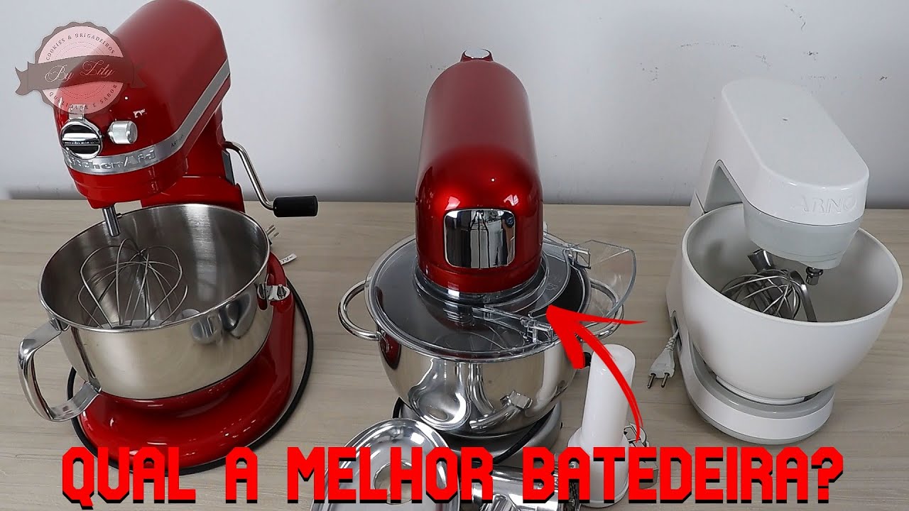 Minhas batedeiras Arno vs Master Chef vs Kitchenaid