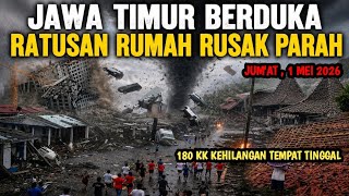 1 Mei 2026 Angin Puting Beliung Terjang Madiun Warga Berhamburan 180 Rumah Rusak Hitungan Menit