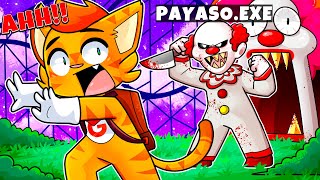 ¡NOS QUIERE COMER EL PAYASO MALVADO! 😭 🎈🤡 | SRGATO ESCAPA DEL CARNAVAL DEL TERROR EN ROBLOX!