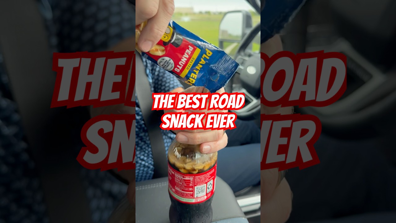 The best road snack ever. Peanuts & Coke. Who’s done it? 