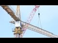 Tower crane #3 rises: Time-lapse compilation of assembly from start to finish