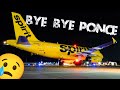 🛫✈️ Farewell Flight: Spirit Airlines Says Goodbye to Ponce, Puerto Rico 🌴👋