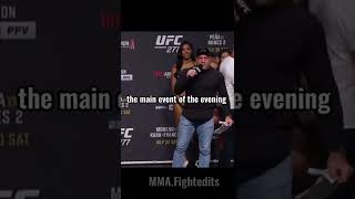 Joe rogans mistake during weigh in #shorts #ufc #mma