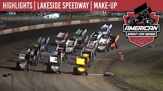ASCS | American Sprint Car National Series | Lakeside Speedway Make-Up | Sept 5, 2025 | HIGHLIGHTS