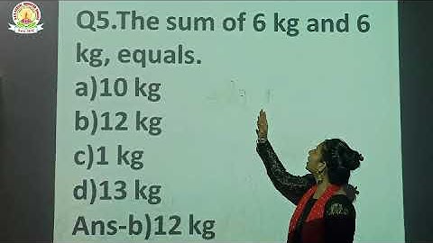 DAV SCHOOL TUTORIALS CLASS  2 MATHS REVISION MCQ BY NISHI MISS