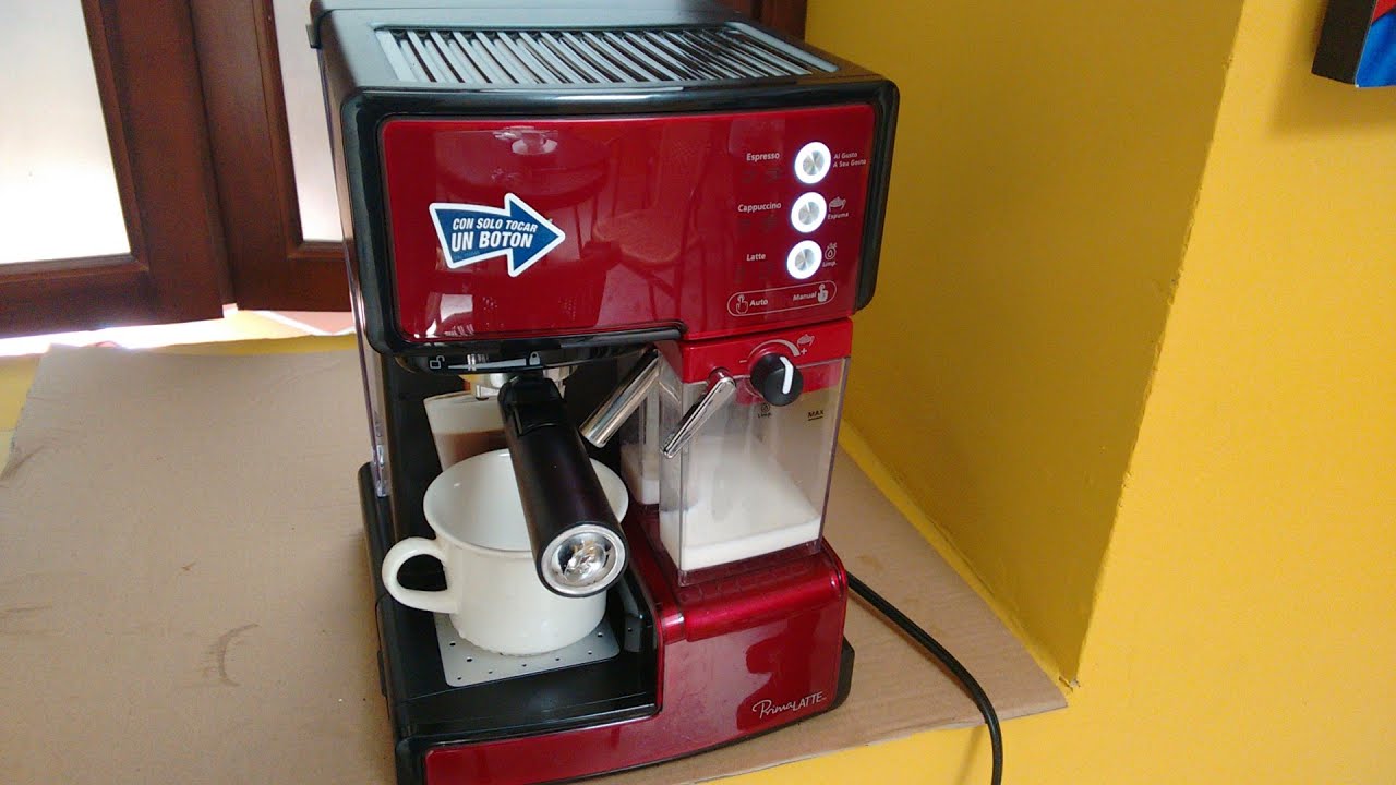 Oster PrimaLatte BVSTEM6603R Rojo Máquina automática espresso : Hogar y  Cocina 