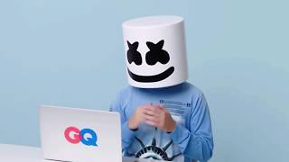 marshmello's real voice in Alone