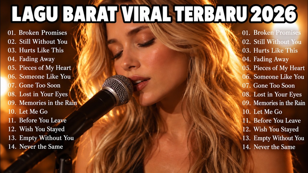 FULL ALBUM LAGU BARAT TERBARU 2026 😭💔 Lagu Barat Viral \u0026 Enak Didengar