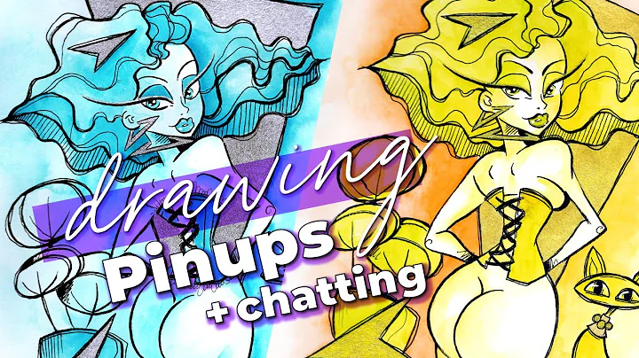 Watercolor Pinup Girls + Chatting About What I'm Up To